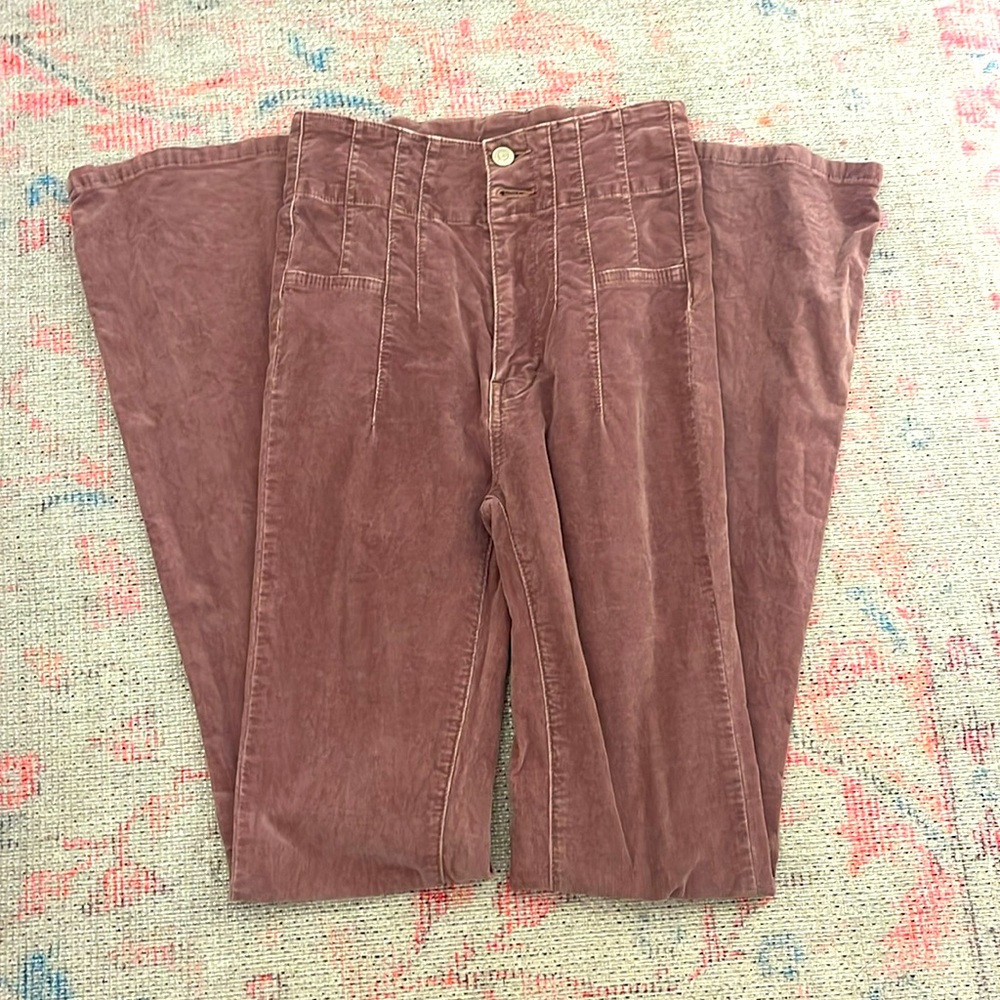 free people pants mauve size 24